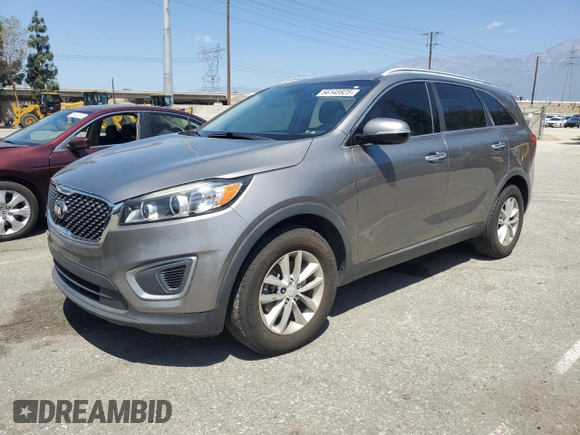 2016 Kia Sorento LX with VIN 5XYPG4A38GG159007, listed as a Copart auction lot 56145925 with 158,952 mi miles and Clean Title. Bid and sale history available at DreamBid. Image 1.