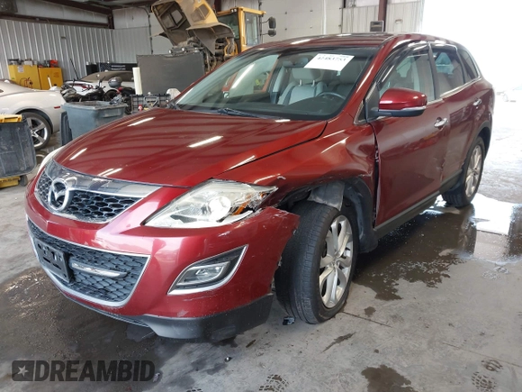 2012 Mazda CX-9 Grand Touring with VIN JM3TB3DVXC0343196, listed as a IAAI auction lot 42483753 with 88,157 mi miles and . Bid and sale history available at DreamBid. Image 2.