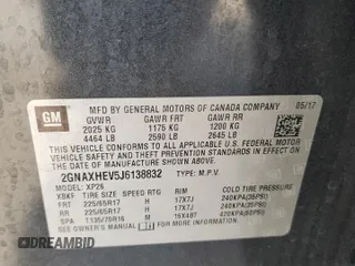 2018 Chevrolet Equinox LS with VIN 2GNAXHEV5J6138832, listed as a Copart auction lot 52381155 with 123,408 mi miles and Salvage Title. Bid and sale history available at DreamBid. Image 14.