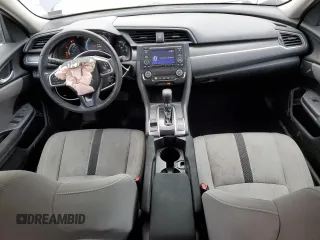 2020 Honda Civic Sedan LX with VIN 19XFC2F68LE215226, listed as a Copart auction lot 50293485 with 57,763 mi miles and Salvage Title. Bid and sale history available at carsss.com. Image 8.
