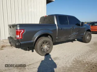2017 Ford F-150 XL with VIN 1FTEW1CG2HFA51642, listed as a Copart auction lot 43499915 with 132,241 mi miles and Salvage title. Bid and sale history available at DreamBid. Image 3.
