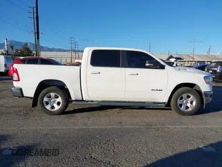 2022 Ram 1500 Big Horn with VIN 1C6RREFM6NN431903, listed as a IAAI auction lot 41377794 with 48,477 mi miles and . Bid and sale history available at DreamBid. Image 13.
