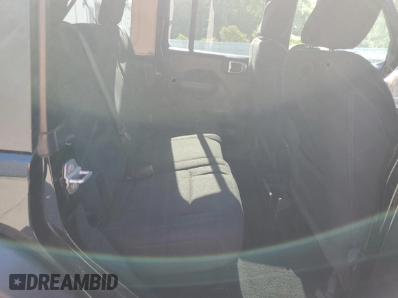 2021 Jeep Wrangler Unlimited Willys with VIN 1C4HJXDG4MW529583, listed as a Copart auction lot 53329625 with 119,697 mi miles and Salvage title. Bid and sale history available at DreamBid. Image 10.