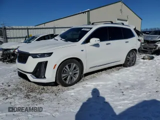 2022 Cadillac XT6 Premium Luxury with VIN 1GYKPDRS3NZ127421, listed as a Copart auction lot 88916975 with 49,786 mi miles and Salvage title. Bid and sale history available at DreamBid. Image 1.