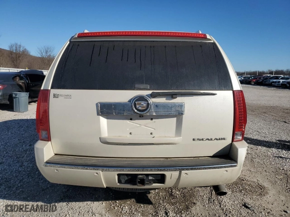 2008 Cadillac Escalade with VIN 1GYFK63898R227231, listed as a Copart auction lot 46340945 with 166,797 mi miles and Salvage Title. Bid and sale history available at carsss.com. Image 6.