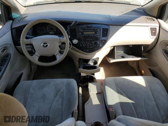 2003 Mazda MPV LX with VIN JM3LW28A230360399, listed as a Copart auction lot 53584885 with 166,441 mi miles and Clean Title. Bid and sale history available at carsss.com. Image 8.