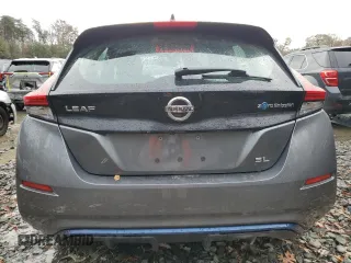 2018 Nissan LEAF SL with VIN 1N4AZ1CP4JC302972, listed as a Copart auction lot 81097124 with 59,813 mi miles and Salvage Title. Bid and sale history available at DreamBid. Image 6.