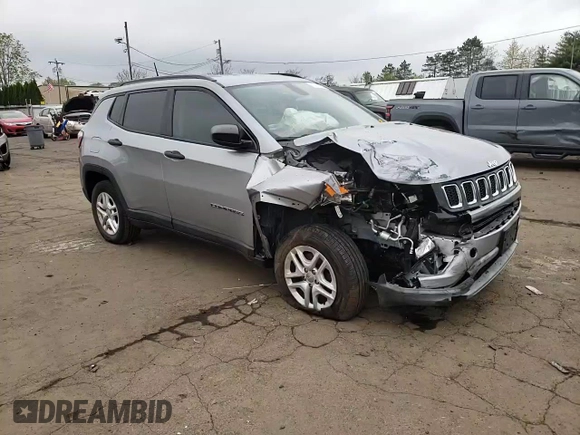 2018 Jeep Compass Sport с VIN 3C4NJDAB0JT100209, выставлен на аукционе Copart как лот 53946635 с пробегом 84 881 миль миль и Списание • Salvage title. История ставок и продаж доступна на DreamBid. Изображение 14.