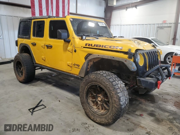 2021 Jeep Wrangler Unlimited Rubicon z VIN 1C4HJXFG3MW620194, wystawiony jako Copart lot #51576865 z przebiegiem 67 502 mil mil oraz Szkoda całkowita • Salvage title. Historia ofert i sprzedaży dostępna na DreamBid. Obrazek 4.