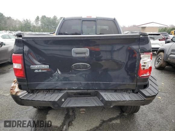 2006 Ford F-150 XLT with VIN 1FTPX04546KC84228, listed as a Copart auction lot 53071305 with Not provided miles and Salvage title. Bid and sale history available at DreamBid. Image 6.