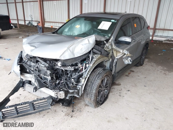 2020 Honda CR-V EX-L with VIN 2HKRW2H84LH683923, listed as a IAAI auction lot 41614813 with 1 mi miles. Bid and sale history available at carsss.com. Image 2.
