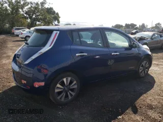 2017 Nissan LEAF SL with VIN 1N4BZ0CP0HC305554, listed as a Copart auction lot 66279883 with 61,279 mi miles. Bid and sale history available at carsss.com. Image 3.