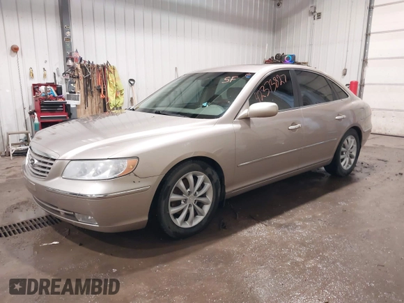 2006 Hyundai Azera SE with VIN KMHFC46F56A095383, listed as a IAAI auction lot 42373827 with 189,091 mi miles and . Bid and sale history available at DreamBid. Image 18.