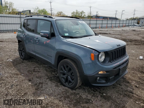 2017 Jeep Renegade Latitude z VIN ZACCJABB7HPG01636, wystawiony jako Copart lot #55646815 z przebiegiem 79 194 mil mil oraz Szkoda całkowita • Salvage title. Historia ofert i sprzedaży dostępna na DreamBid. Obrazek 4.