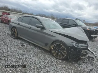 2022 BMW 5 Series 530i с VIN WBA53BH01NCJ56449, выставлен на аукционе Copart как лот 46634985 с пробегом Не указан миль и Списание • Salvage title. История ставок и продаж доступна на DreamBid. Изображение 4.