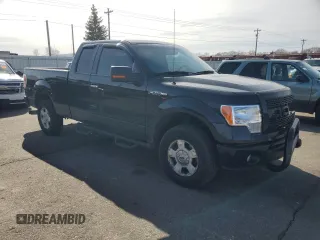 2012 Ford F-150 XL with VIN 1FTFX1EF1CFC21049, listed as a Copart auction lot 47586835 with 155,949 mi miles and Salvage Title. Bid and sale history available at carsss.com. Image 4.