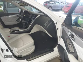 2021 Infiniti Q50 Luxe with VIN JN1EV7BR9MM752020, listed as a IAAI auction lot 41602470 with 61,392 mi miles and . Bid and sale history available at DreamBid. Image 5.