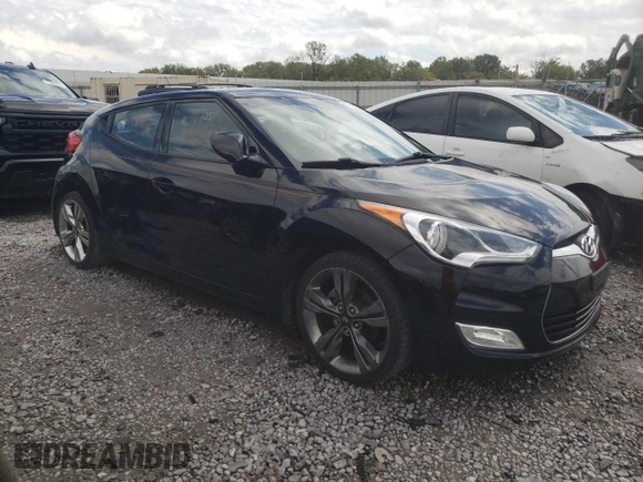 2012 Hyundai Veloster w/Red Int with VIN KMHTC6AD6CU026250, listed as a Copart auction lot 73139464 with 215,374 mi miles and Clean title. Bid and sale history available at DreamBid. Image 4.