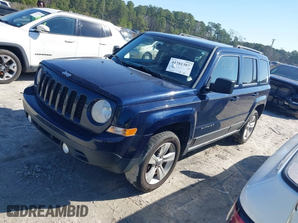 2012 Jeep Patriot Latitude with VIN 1C4NJRFB6CD671931, listed as a IAAI auction lot 41781387 with 125,212 mi miles and . Bid and sale history available at carsss.com. Image 2.