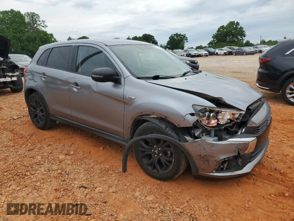 2017 Mitsubishi Outlander ES with VIN JA4AR3AU9HZ037529, listed as a Copart auction lot 56140015 with 127,010 mi miles and Salvage title. Bid and sale history available at DreamBid. Image 4.