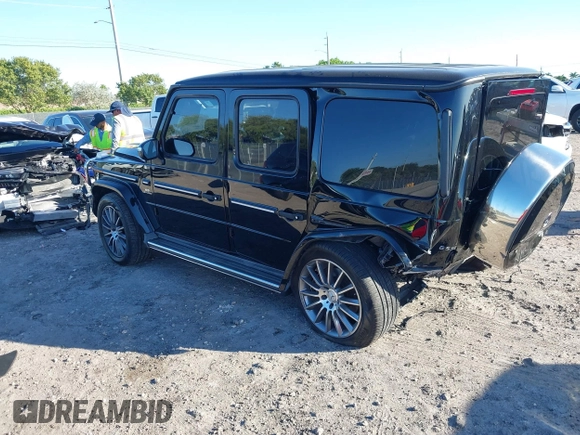 2021 Mercedes-Benz G 550 with VIN W1NYC6BJ9MX384739, listed as a IAAI auction lot 41699198 with 45,342 mi miles and . Bid and sale history available at DreamBid. Image 3.