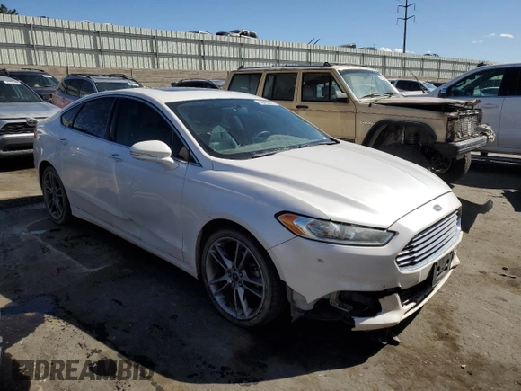2016 Ford Fusion Titanium with VIN 3FA6P0K91GR224718, listed as a Copart auction lot 48430075 with 198,089 mi miles and Salvage Title. Bid and sale history available at carsss.com. Image 4.