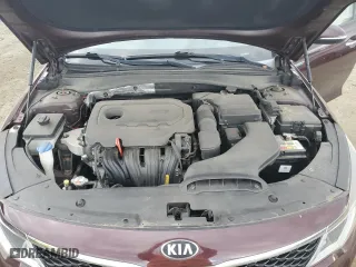 2016 Kia Optima LX with VIN 5XXGT4L32GG091767, listed as a Copart auction lot 76069844 with 179,587 mi miles and Clean Title. Bid and sale history available at carsss.com. Image 11.