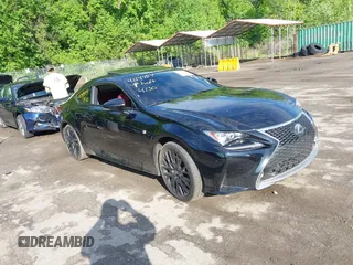 2016 Lexus RC 350 with VIN JTHSE5BC3G5006739, listed as a IAAI auction lot 42149914 with 97,244 mi miles. Bid and sale history available at carsss.com. Image 1.
