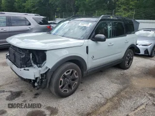2021 Ford Bronco Sport Outer Banks с VIN 3FMCR9C64MRA79164, выставлен на аукционе Copart как лот 59801155 с пробегом 39 926 миль миль и Списание • Salvage title. История ставок и продаж доступна на DreamBid. Изображение 1.
