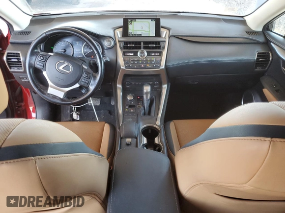 2017 Lexus NX 200t with VIN JTJYARBZ6H2065397, listed as a Copart auction lot 61388325 with 97,886 mi miles and Salvage title. Bid and sale history available at DreamBid. Image 8.