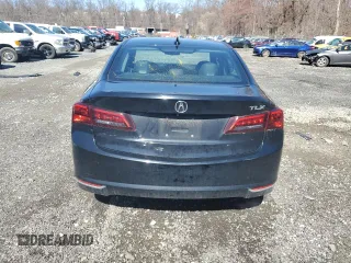 2015 Acura TLX with VIN 19UUB1F34FA011042, listed as a Copart auction lot 49988395 with 180,017 mi miles and Salvage Title. Bid and sale history available at carsss.com. Image 6.