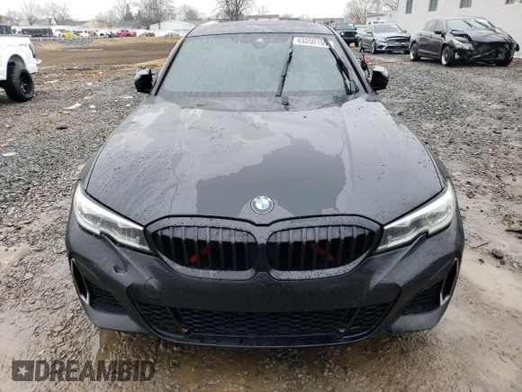 2020 BMW 3 Series M340i xDrive with VIN WBA5U9C01LFH10388, listed as a Copart auction lot 43250155 with Not Provided miles and Salvage Title. Bid and sale history available at DreamBid. Image 5.