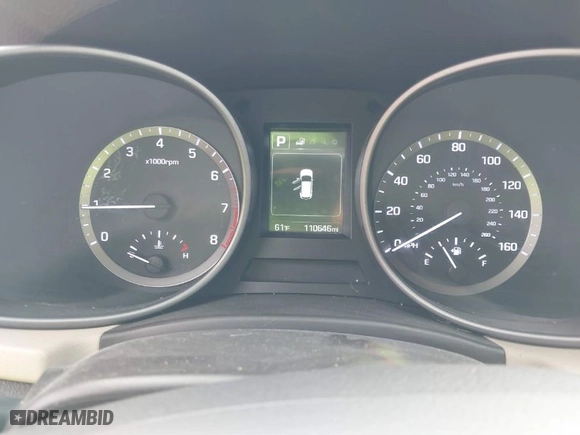 2018 Hyundai Santa Fe Sport 2.4L with VIN 5XYZTDLB6JG513204, listed as a IAAI auction lot 41705240 with 110,646 mi miles. Bid and sale history available at carsss.com. Image 7.
