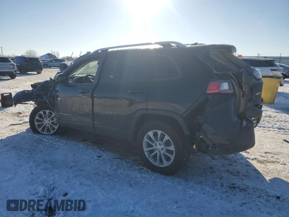 2020 Jeep Cherokee Latitude with VIN 1C4PJMCB9LD512496, listed as a Copart auction lot 87737905 with 61,729 mi miles and Salvage Title. Bid and sale history available at carsss.com. Image 2.