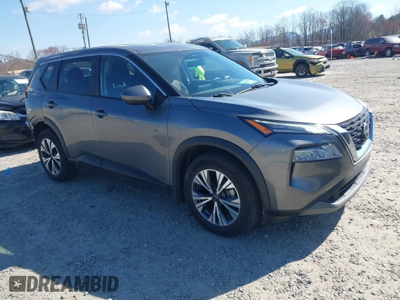 2022 Nissan Rogue SV with VIN 5N1BT3BB6NC702762, listed as a IAAI auction lot 41884129 with 30,029 mi miles. Bid and sale history available at carsss.com. Image 1.