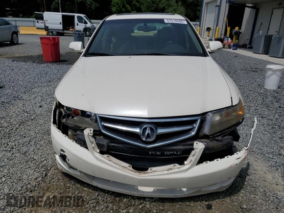 2006 Acura TSX with VIN JH4CL96806C020101, listed as a Copart auction lot 57510595 with 235,992 mi miles and Salvage title. Bid and sale history available at DreamBid. Image 5.