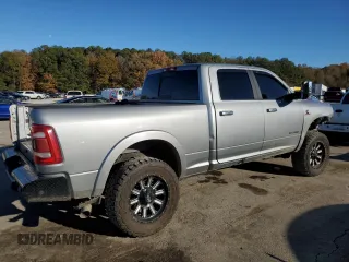 2020 Ram 2500 Laramie with VIN 3C6UR5FLXLG266753, listed as a Copart auction lot 83975174 with 127,732 mi miles and Salvage Title. Bid and sale history available at carsss.com. Image 3.