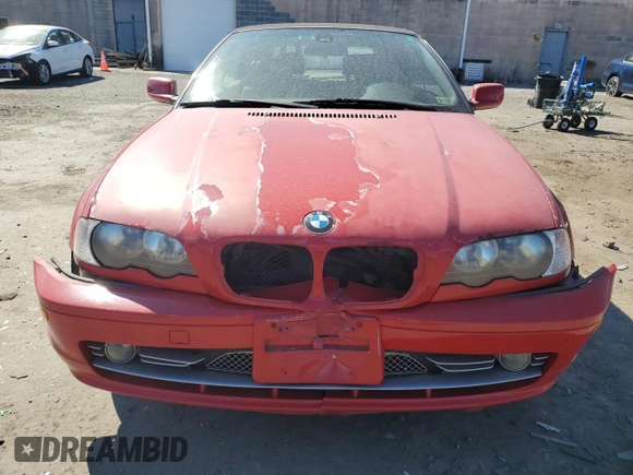 2002 BMW 3 Series 330Ci with VIN WBABS53422JU89428, listed as a Copart auction lot 47405845 with 127,895 mi miles and Salvage Title. Bid and sale history available at carsss.com. Image 5.