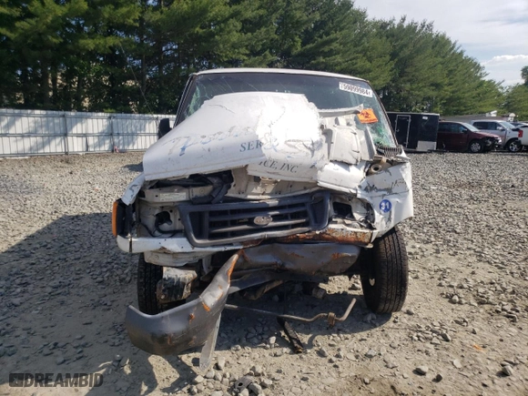2006 Ford Econoline Cargo Van with VIN 1FTNE24W86HA67327, listed as a Copart auction lot 59099984 with 0 mi miles and Salvage Title. Bid and sale history available at carsss.com. Image 5.