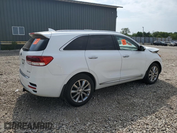 2016 Kia Sorento SXL with VIN 5XYPKDA53GG013517, listed as a Copart auction lot 60932015 with 150,334 mi miles and Non repairable. Bid and sale history available at DreamBid. Image 3.