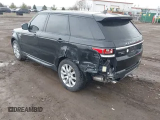 2016 Land Rover Range Rover Sport V6 HSE with VIN SALWR2PFXGA659979, listed as a IAAI auction lot 41822327 with 134,177 mi miles. Bid and sale history available at carsss.com. Image 3.