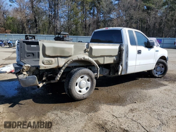 2007 Ford F-150 XL with VIN 1FTRF12W27NA88558, listed as a Copart auction lot 88510995 with 166,451 mi miles and Salvage Title. Bid and sale history available at carsss.com. Image 3.