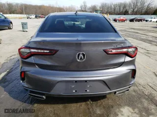 2021 Acura TLX w/Advance Package with VIN 19UUB5F64MA009614, listed as a Copart auction lot 46633875 with 39,638 mi miles and Salvage Title. Bid and sale history available at carsss.com. Image 6.