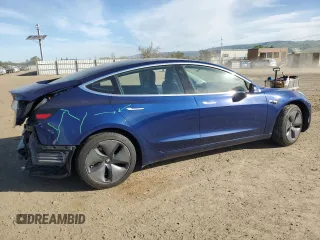 2018 Tesla Model 3 Long Range Battery with VIN 5YJ3E1EA6JF040351, listed as a Copart auction lot 52710835 with 89,360 mi miles and Salvage Title. Bid and sale history available at DreamBid. Image 3.