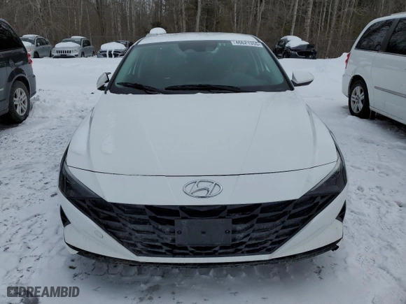 2021 Hyundai Elantra SEL with VIN KMHLM4AG9MU171358, listed as a Copart auction lot 46621355 with 83,636 mi miles and Salvage Title. Bid and sale history available at carsss.com. Image 5.