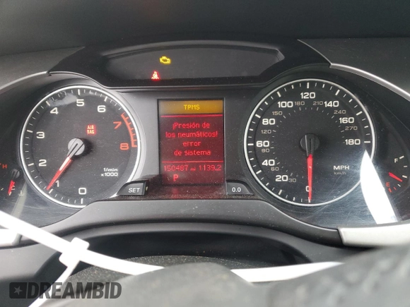 2012 Audi A4 2.0T Premium Plus with VIN WAUFFAFL3CN019209, listed as a Copart auction lot 48159165 with 150,487 mi miles and Salvage Title. Bid and sale history available at carsss.com. Image 9.
