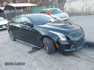 2016 Cadillac ATS-V with VIN 1G6AN5SY8G0152370, listed as a IAAI auction lot 40859197 with 113,688 mi miles. Bid and sale history available at carsss.com. Image 1.