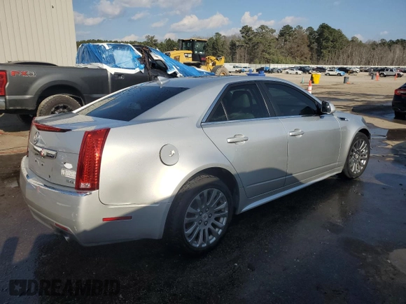 2013 Cadillac CTS Performance with VIN 1G6DK5E37D0158002, listed as a Copart auction lot 44213945 with 94,467 mi miles and Salvage Title. Bid and sale history available at DreamBid. Image 3.