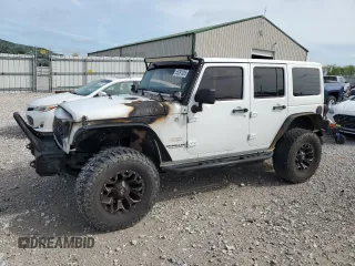 2014 Jeep Wrangler Unlimited Sahara z VIN 1C4BJWEG9EL102336, wystawiony jako Copart lot #55391335 z przebiegiem Nie podano mil oraz Szkoda całkowita • Salvage title. Historia ofert i sprzedaży dostępna na DreamBid. Obrazek 1.