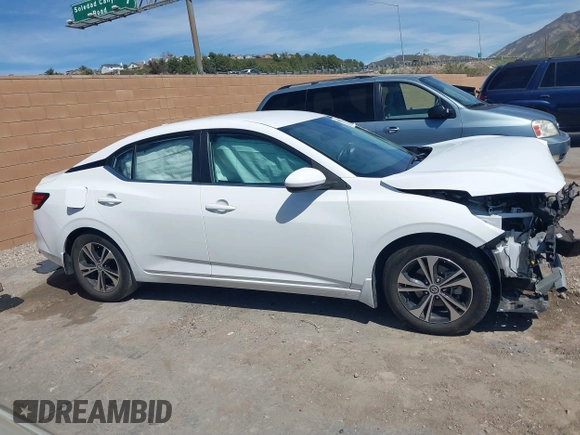 2022 Nissan Sentra SV with VIN 3N1AB8CV3NY305447, listed as a IAAI auction lot 41882034 with 29,983 mi miles and . Bid and sale history available at DreamBid. Image 13.